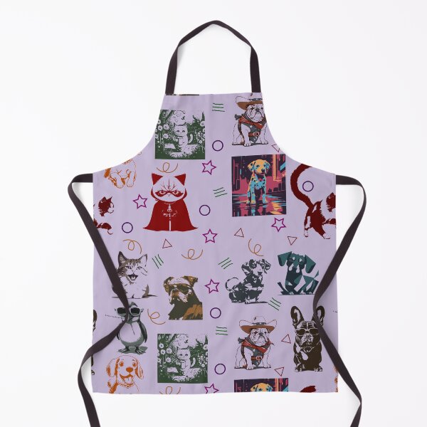 Item preview, Pet Parade: Adorable Dog and Cat Pattern: Raspberry Sorbet designed and sold by purrfect pattern.