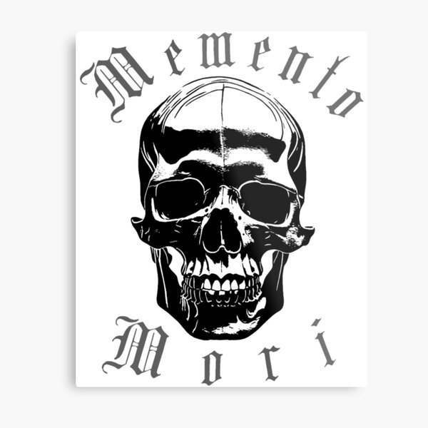 Artikel-Vorschau von Memento Mori Totenkopf, designt und verkauft von einmal-art.