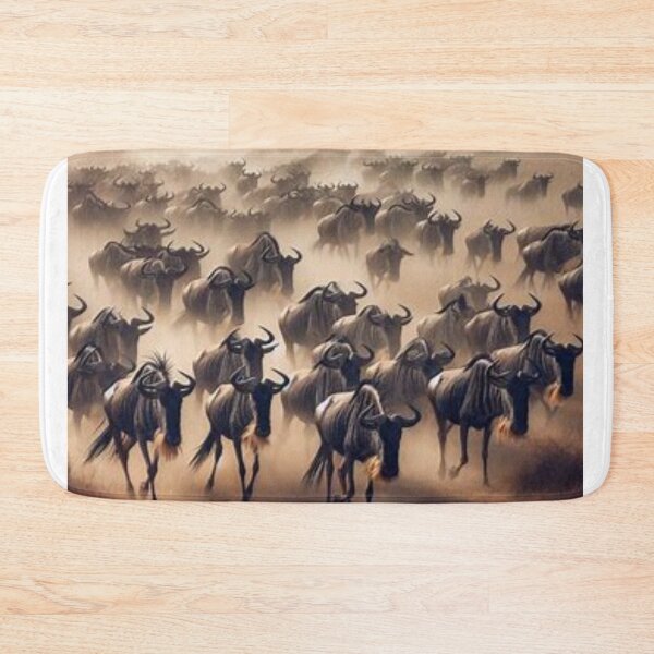 Item preview, Wildebeest Migration designed and sold by BonoloStore.