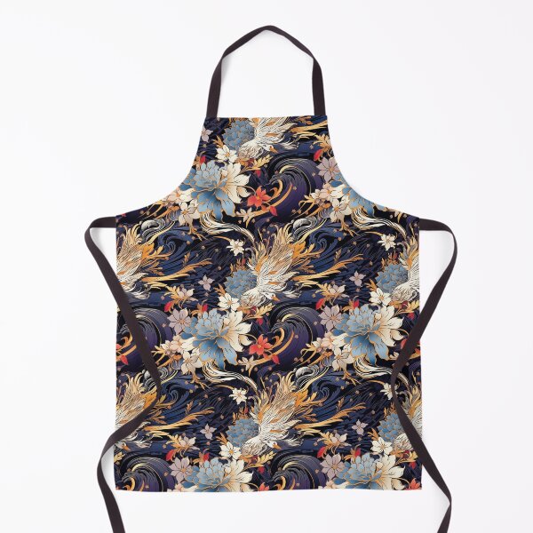Item preview, Blue Tsuru - Seamless Pattern Furoshiki Design designed and sold by KokoroCreations.