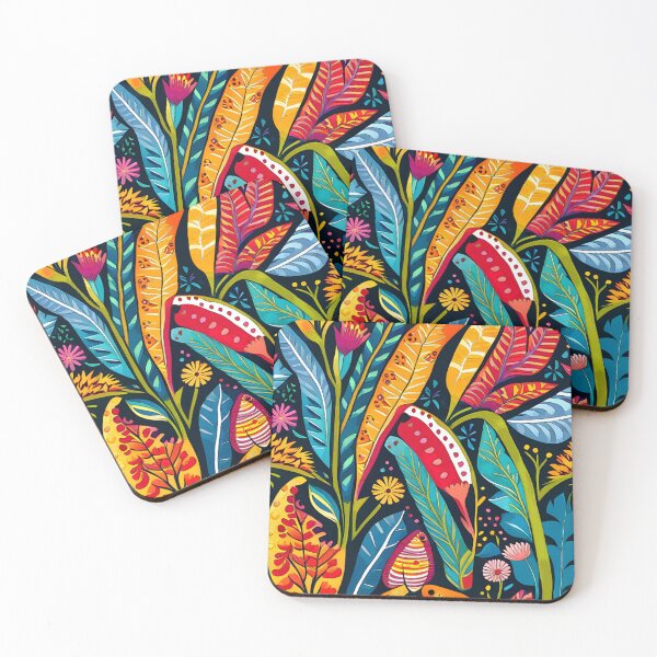 Item preview, Otomi Botanical Design Floral Colorful Art designed and sold by Manitarka.