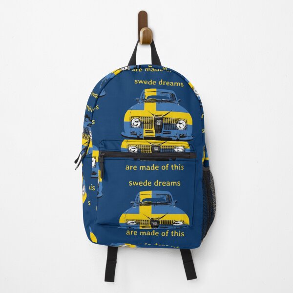 Item preview, Saab 96 classic Swedish car block flag Swede Dreams designed and sold by soitwouldseem.