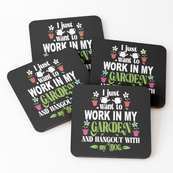 Item preview, I just want to work in my garden and hangout with my dog designed and sold by Amerchbiz.