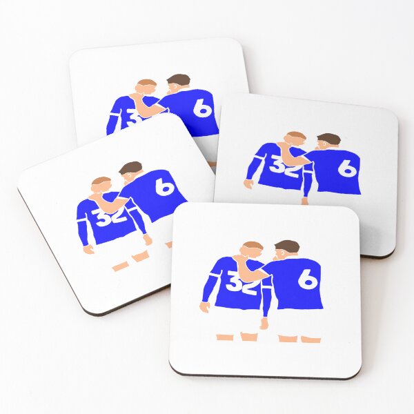 Item preview, James Tarkowski and Jared Brainthwaite Everton designed and sold by AllsportsPrints.