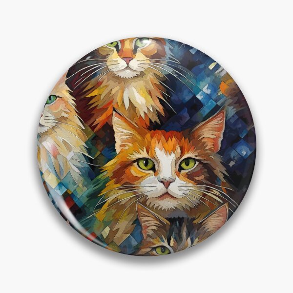 Item preview, Cats Pattern Colorful Art  designed and sold by Manitarka.