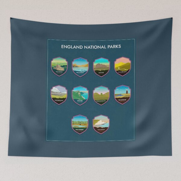 Item preview, England National Parks designed and sold by Rapaz Designs.