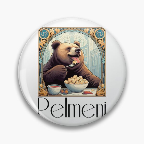 Item preview, Pelmeni bear russian gift designed and sold by Pineapple-Tree.