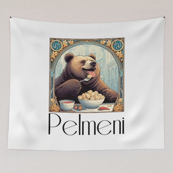 Item preview, Pelmeni bear russian gift designed and sold by Pineapple-Tree.