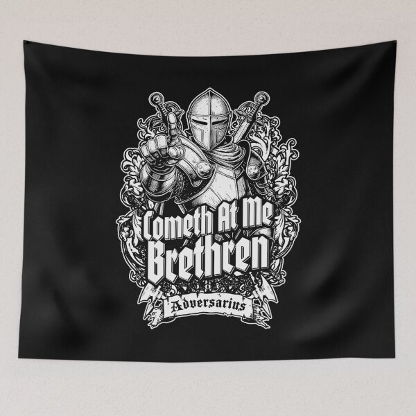 Item preview, Cometh At Me Brethren Funny Knight Medieval Jousting Bro designed and sold by GrandeDuc.