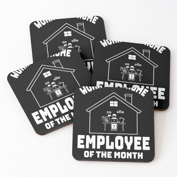 Item preview, Work from Home Employee of the Month designed and sold by Amerchbiz.