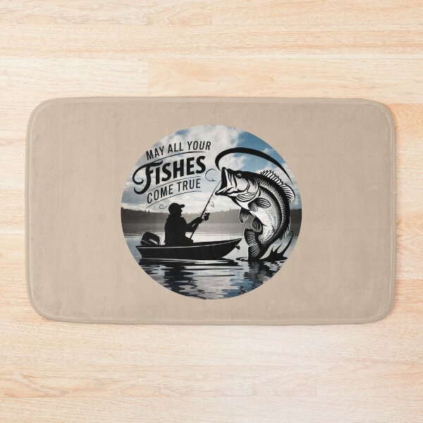 Item preview, Fishing Gifts May All Your Fishes Come True Quote designed and sold by tamdevo1.