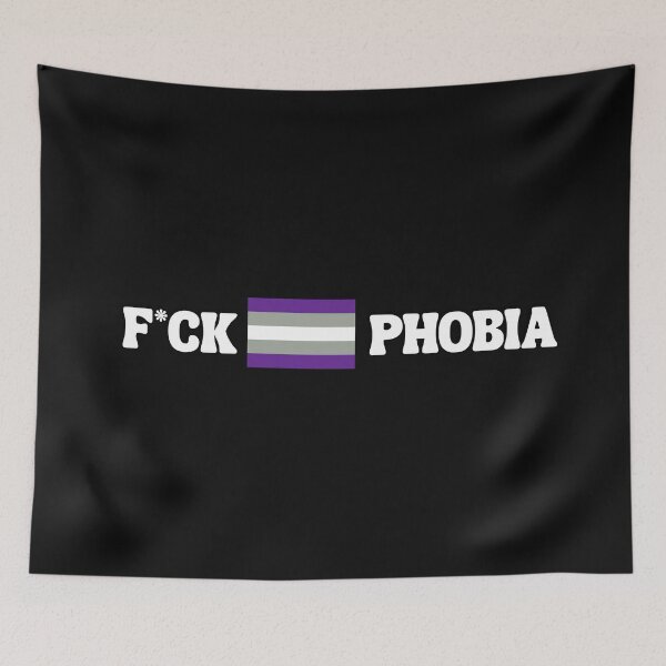 Item preview, F*ck Queerphobia - LGBTQIA+ Support designed and sold by SuchWowDesign.