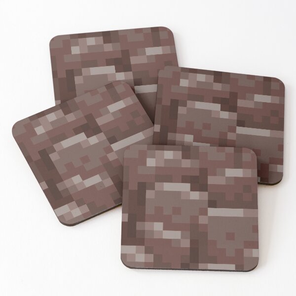Item preview, Ancient Debris Minecraft Block Icon designed and sold by Kubala Designs.