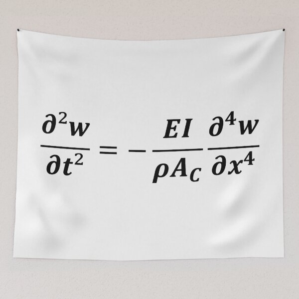 Item preview, Euler-Bernoulli beam vibration, structural and mechanical engineering designed and sold by NoetherSym.