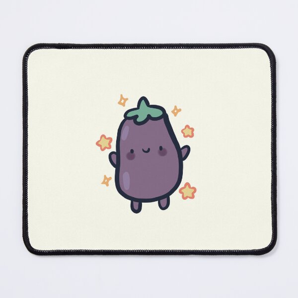 Item preview, Cute Eggplant illustration designed and sold by Artofmayara.