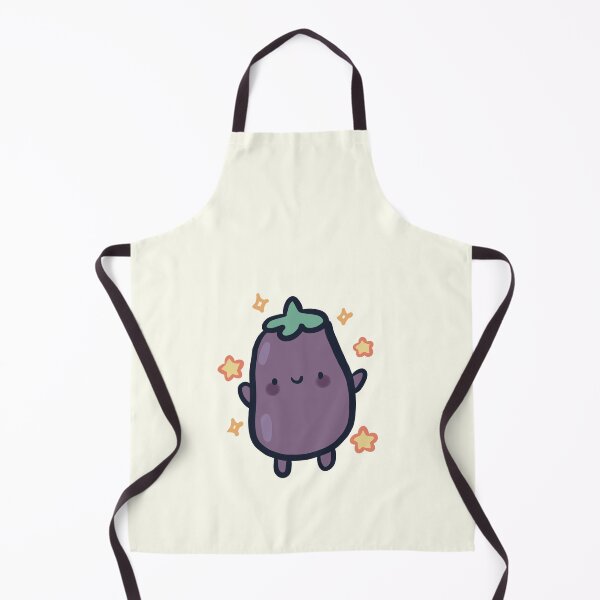 Item preview, Cute Eggplant illustration designed and sold by Artofmayara.