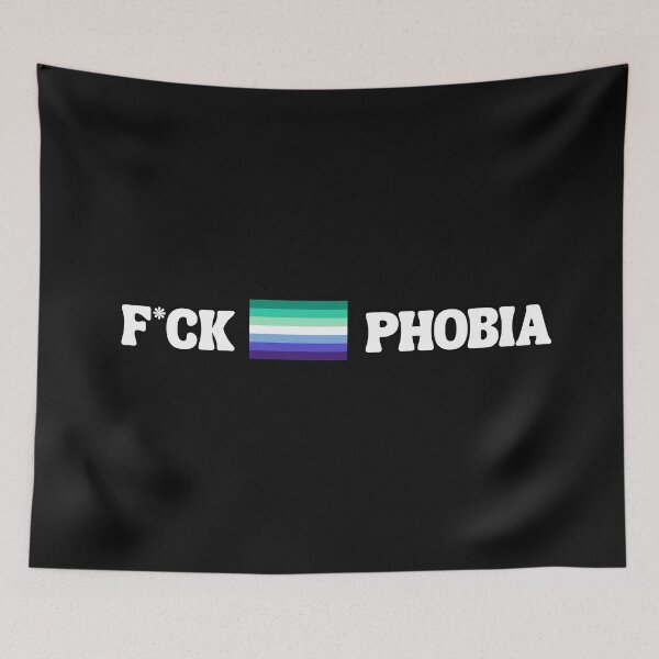 Item preview, F*ck Homophobia - LGBTQIA+ Support designed and sold by SuchWowDesign.
