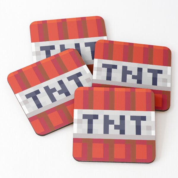 Item preview, TNT Minecraft Block Icon designed and sold by Kubala Designs.