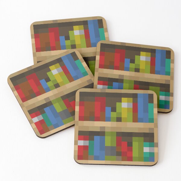 Item preview, Bookshelf Minecraft Block Icon designed and sold by Kubala Designs.