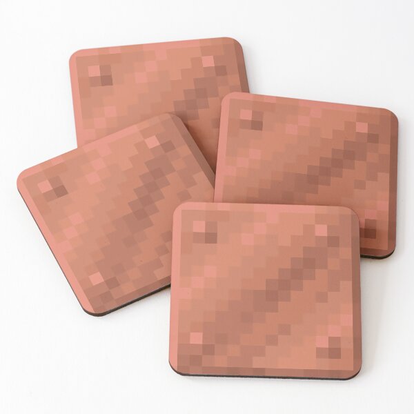 Item preview, Copper Block Minecraft Block Icon designed and sold by Kubala Designs.