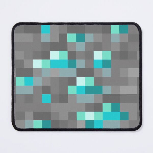 Item preview, Diamond Ore Minecraft Block Icon designed and sold by Kubala Designs.