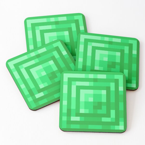 Item preview, Emerald BlockMinecraft Block Icon designed and sold by Kubala Designs.
