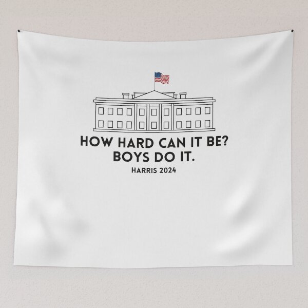 Item preview, How Hard Can It Be Boys Do It Harris 2024 designed and sold by gillys.