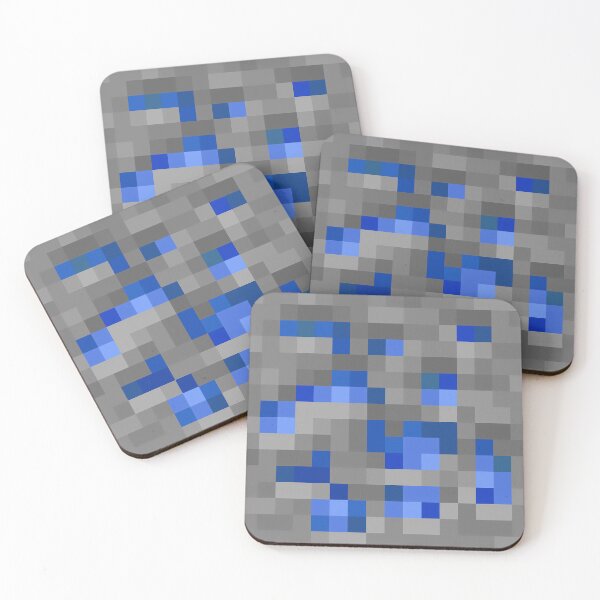 Artikelvorschau, Lapislazuli-Erz Minecraft-Block-Symbol entworfen und verkauft von Kubala Designs.
