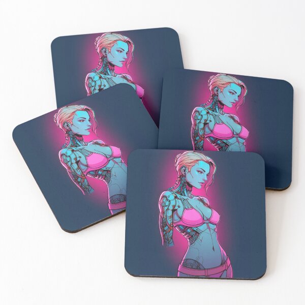 Aperçu de l'œuvre Cyborg Girl créée et vendue par ArtCraftLab.