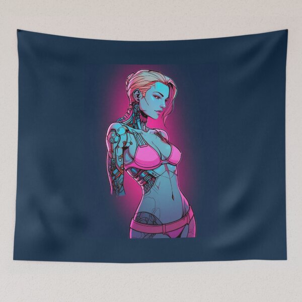 Item preview, Cyborg Girl designed and sold by ArtCraftLab.