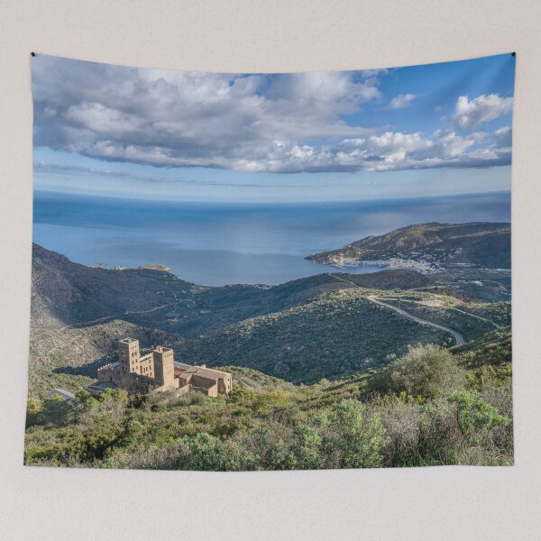 Item preview, Serene Views from Above Sant Pere de Rodes Monastery, Costa Brava, Catalonia, Spain designed and sold by Marc Garrido Clotet.