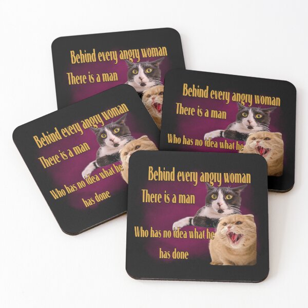 Item preview, Angry woman cat meme  designed and sold by Eolithic.