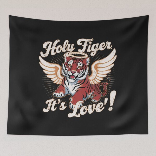 Item preview, Holy Tiger It"s Love designed and sold by AnimalsDH305.