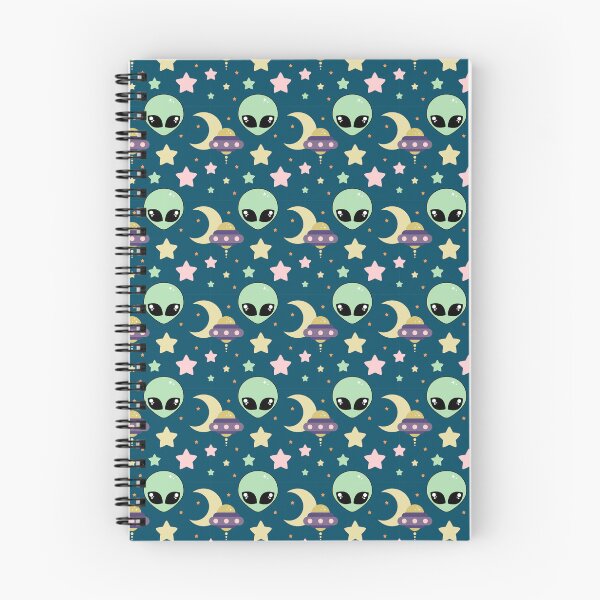 Item preview, Kawaii Alien Pastel Goth Space Pattern designed and sold by sasyall.