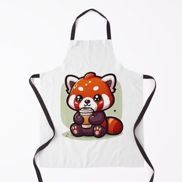 Item preview, red panda with coffee designed and sold by Eternalski.