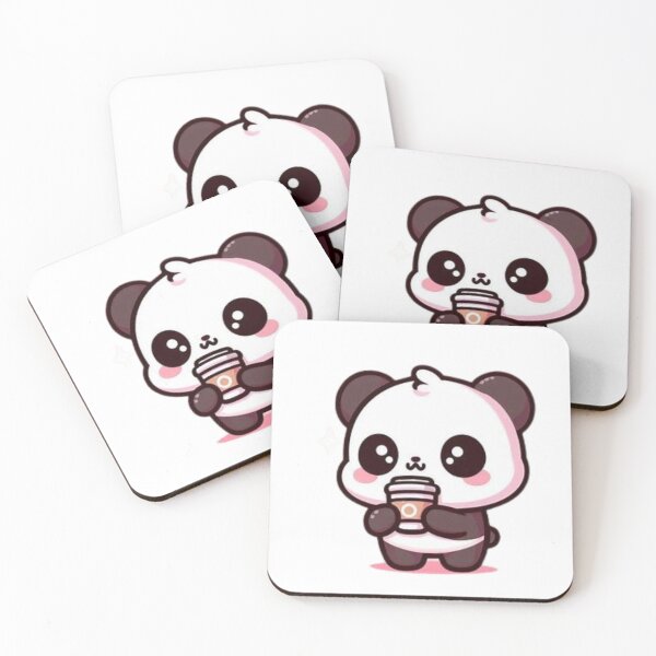 Item preview, panda with coffee designed and sold by Eternalski.
