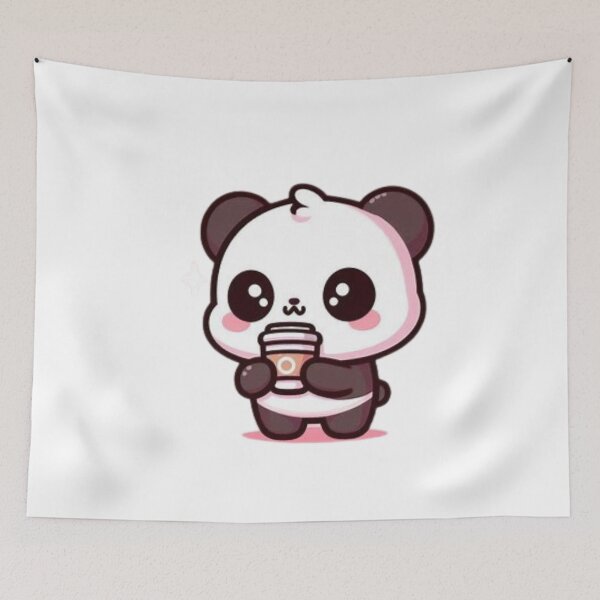 Item preview, panda with coffee designed and sold by Eternalski.