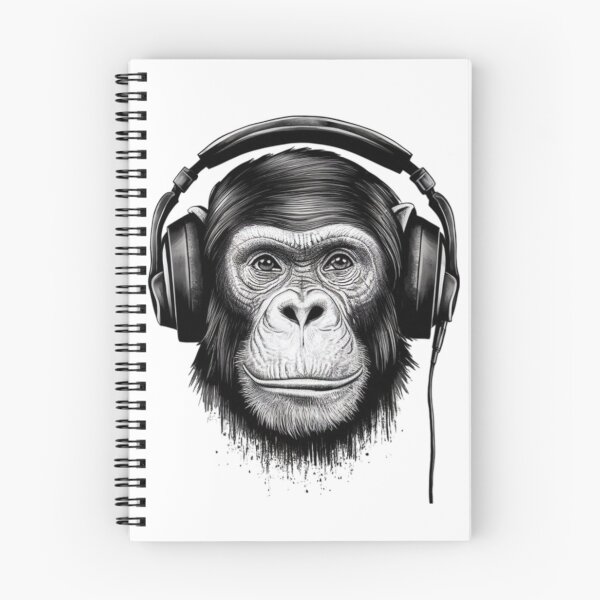 Item preview, Ape Listening To Music  designed and sold by PolygonPinnacle.