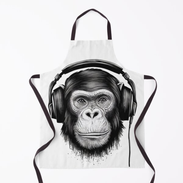 Item preview, Ape Listening To Music  designed and sold by PolygonPinnacle.