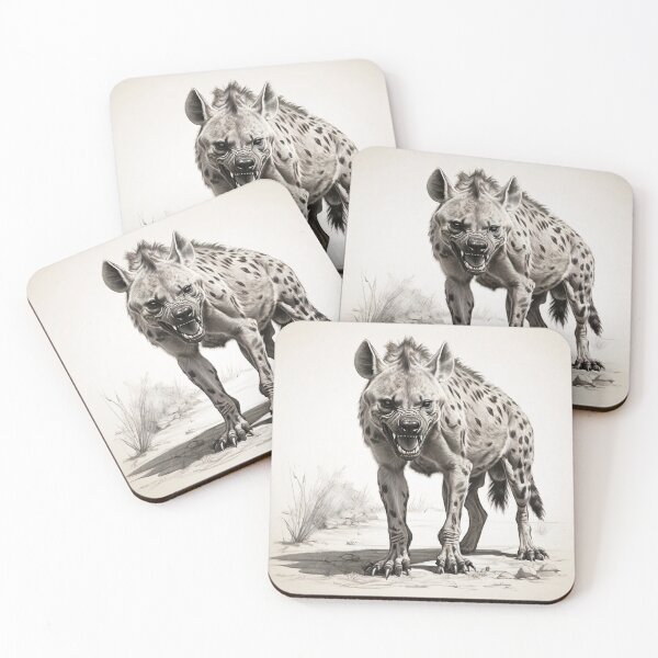 Item preview, Pencil drawn Hyena designed and sold by Pencil-Art.