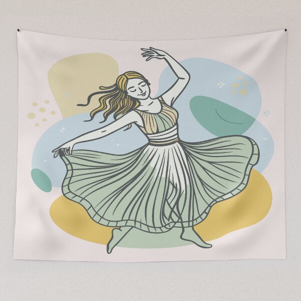 Item preview, Dancing Grace - Elegant Ballerina Art designed and sold by AgarutanPrint.