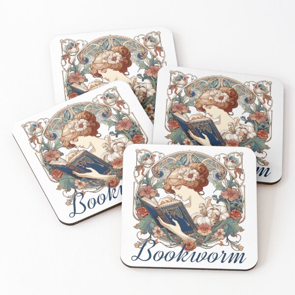 Item preview, Bookworm Woman Reading Browsing Gift designed and sold by Pineapple-Tree.