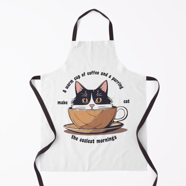 Item preview, A warm cup of coffee and a purring cat make the coziest mornings designed and sold by Pet Path.