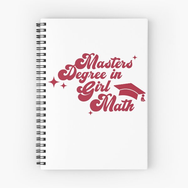 Item preview, masters degree in girl math red aesthetic designed and sold by stickersxbecca.