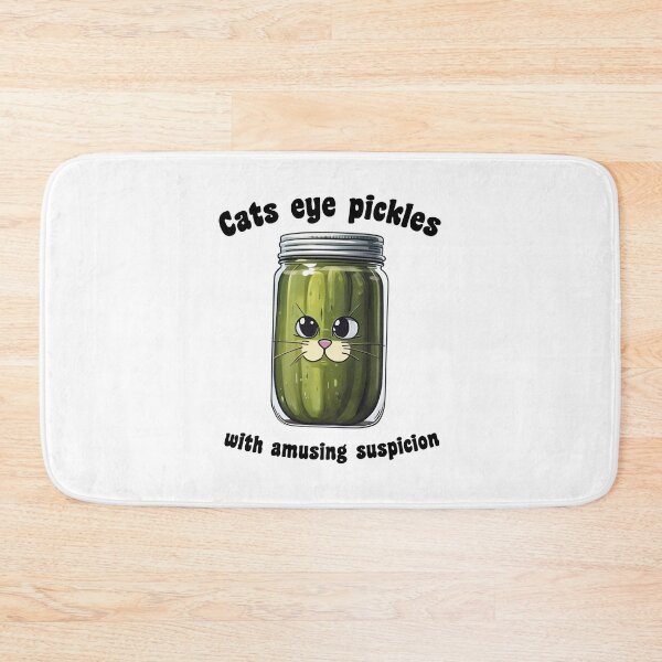 Item preview, Cats eye pickles with amusing suspicion. designed and sold by Pet Path.