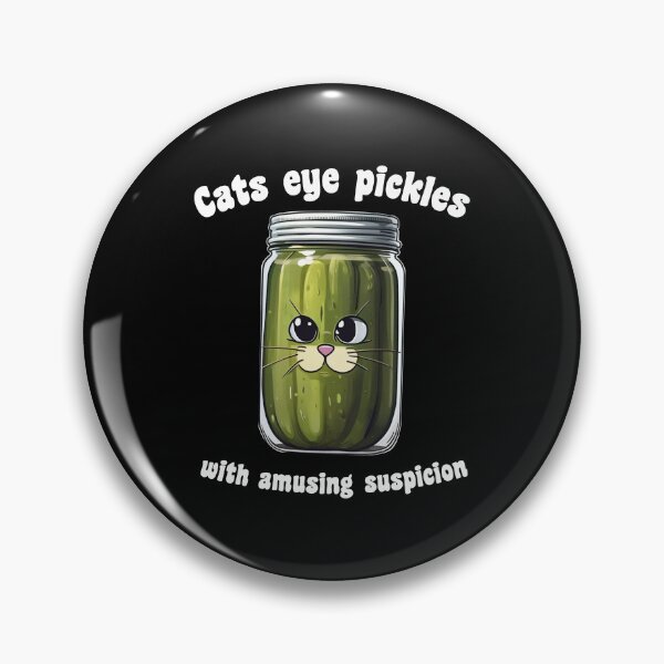 Item preview, Cats eye pickles with amusing suspicion. designed and sold by Pet Path.