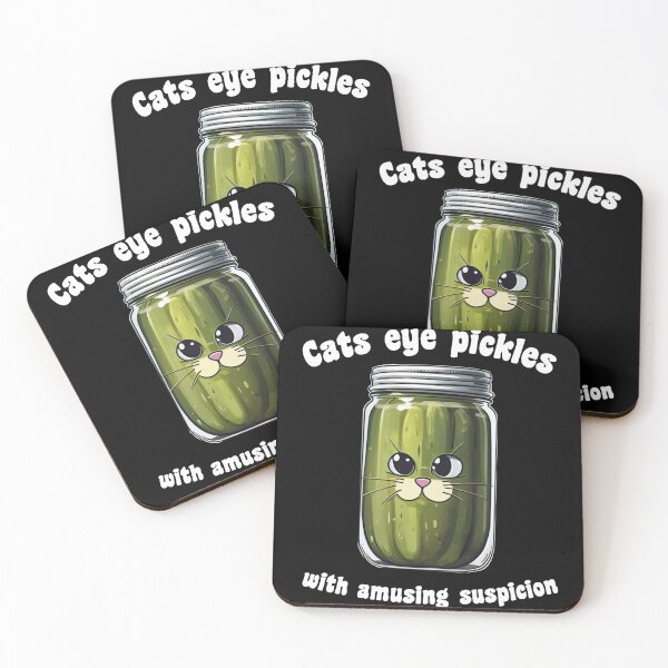 Item preview, Cats eye pickles with amusing suspicion. designed and sold by Pet Path.