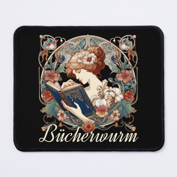 Item preview, Bookworm Woman Reading Browsing Gift designed and sold by Pineapple-Tree.