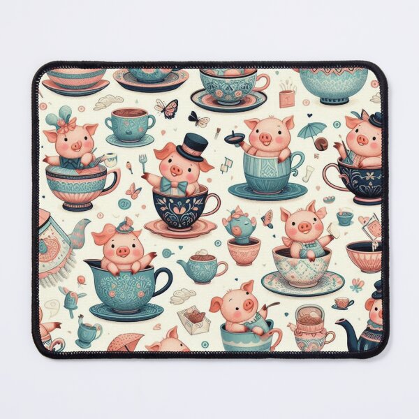 Item preview, Teacup Pig Party designed and sold by Furbulous Faces.