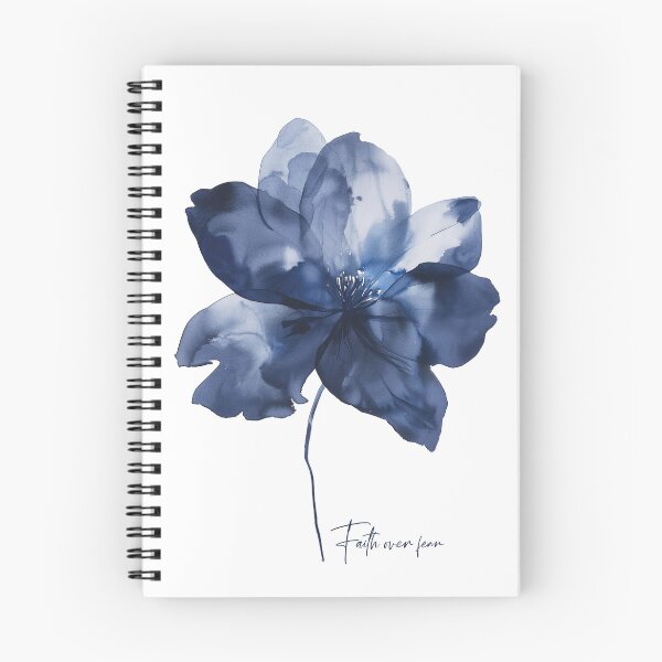 Aperçu de l'œuvre Belle Fleur Bleue Aquarelle créée et vendue par NuWaveArt.